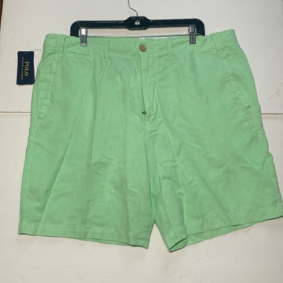 Polo Ralph Lauren Linen Shorts Waist 34 Classic Fit NWT - Picture 1 of 8